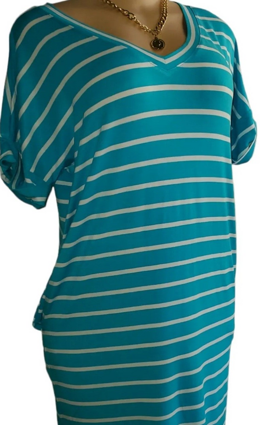 Trina Striped T-Shirt Dress
